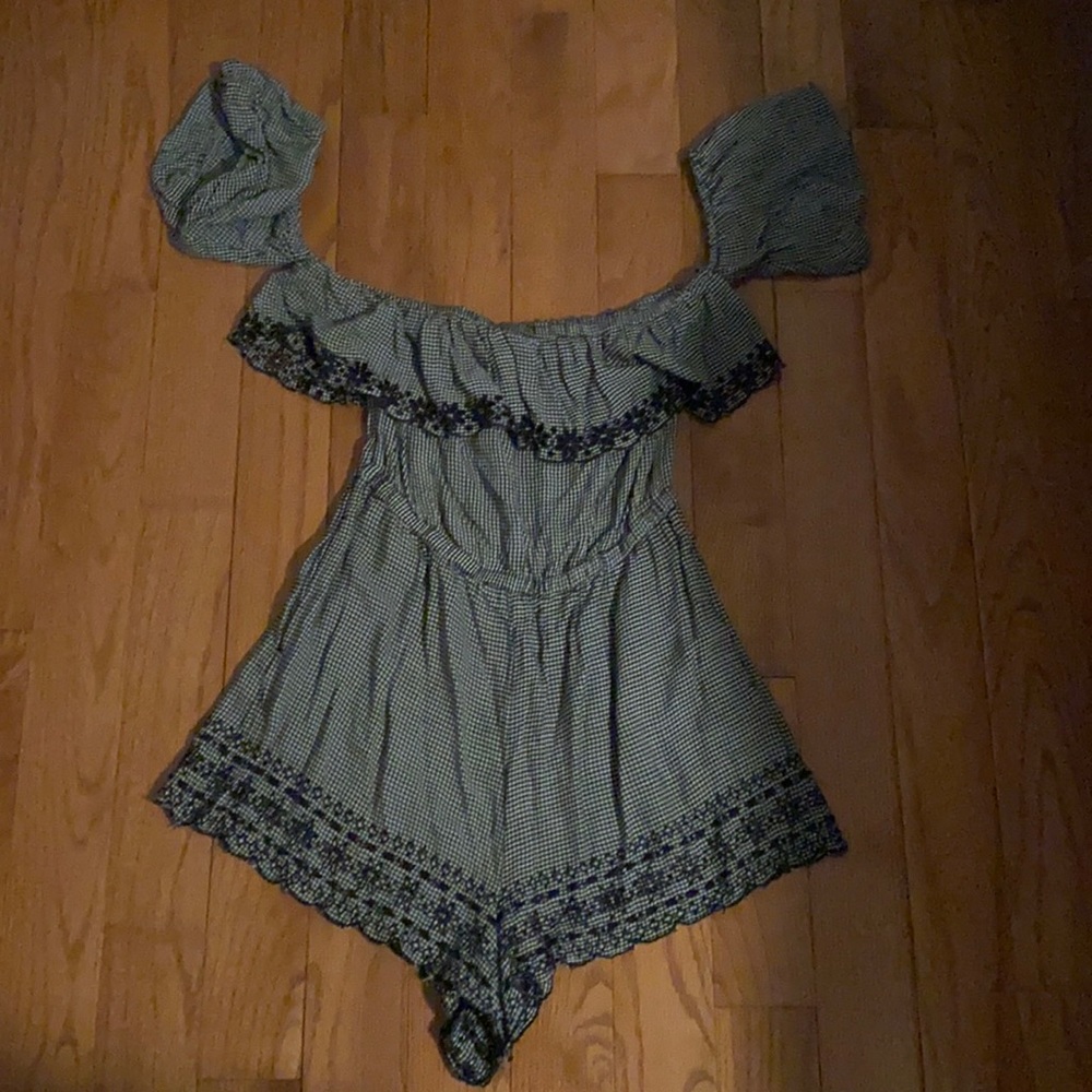 American Eagle Off the Shoulder Romper